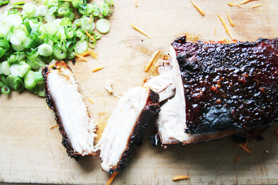 miso butter sauce pork belly sliced thinly